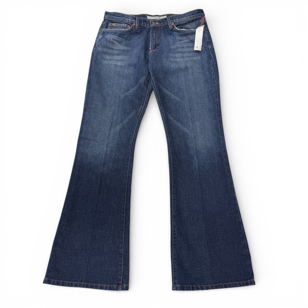 Joes Jeans The Lover Loose Flare Leg Jeans 32 x 33 Medium Blue USA NWT Denim